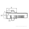 (BSP MALE DOUBLE USE FOR 60degree CONE SEAT OR BONDED SEAL)hose hydraulic fitting 12611A